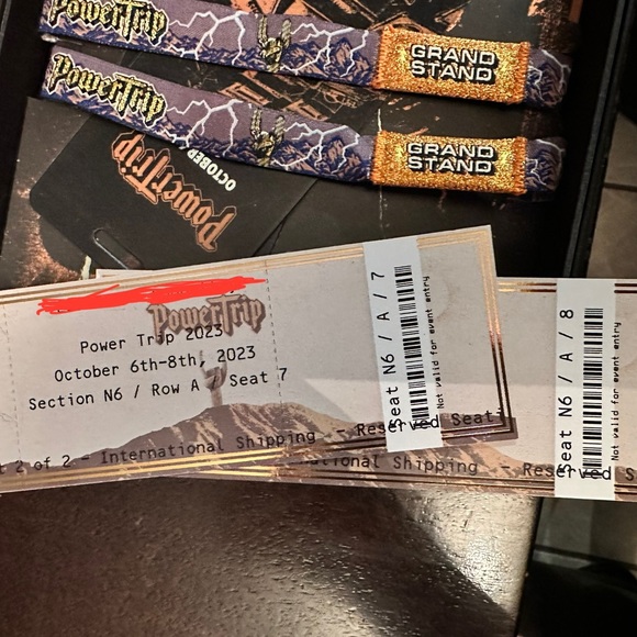 POWERTRIP 2023 Grandstand tickets for 2. Elevated so you can see everything! - Picture 4 of 7